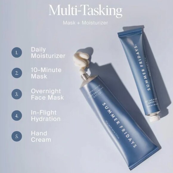 SephoraâSummer FridaysâJet Lag Mask + Moisturizer (28g) & 3pc Sample Set *New* - Picture 5 of 7